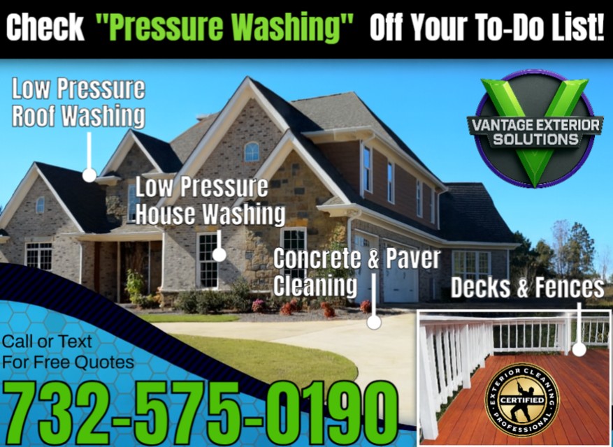ocean county pressure washing service house washing concrete cleaning
